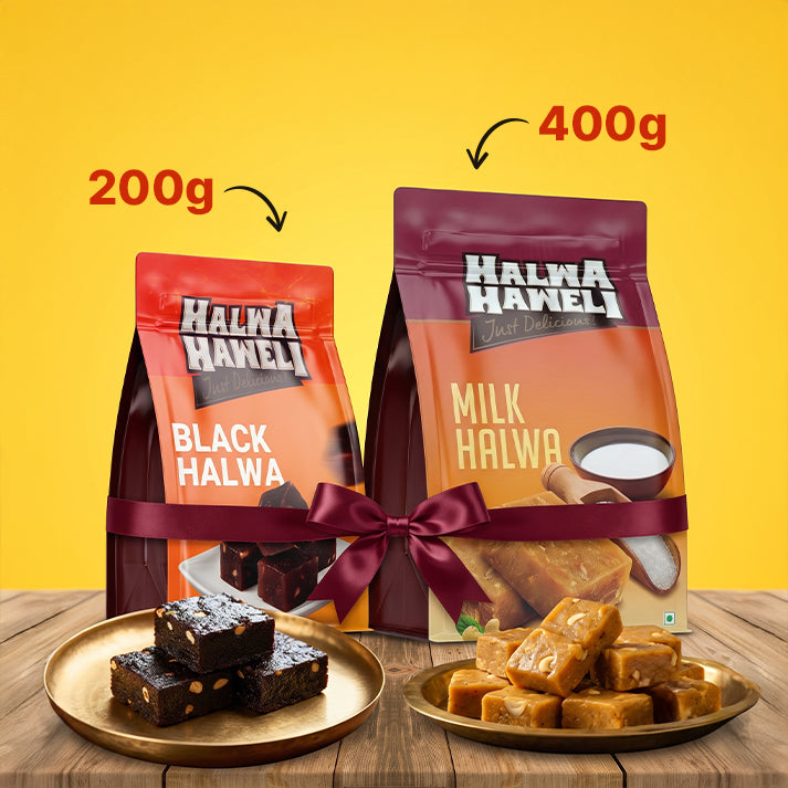 Black Halwa & Milk Halwa Combo 200g + 400g– Authentic, Kerala Halwa