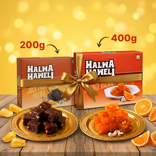 Jackfruit Halwa & Orange Halwa Combo 200g + 400g– Authentic, Kerala Halwa