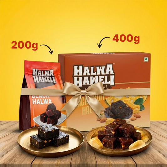Black Halwa & Jackfruit Halwa Combo 200g + 400g - Authentic, Kerala Halwa