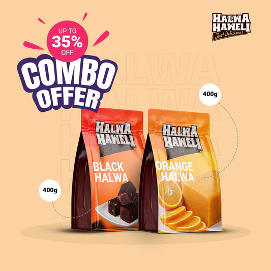 Halwa Combo – Black & Orange