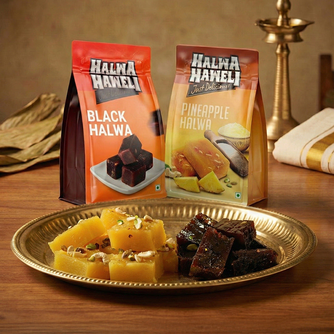 Halwa Haweli Black Halwa & Pineapple Halwa Combo – Authentic, Indian Halwa