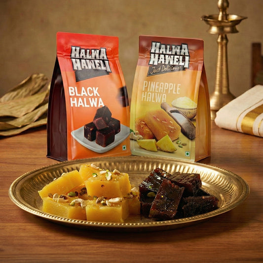 Halwa Haweli Black Halwa & Pineapple Halwa Combo – Authentic, Indian Halwa