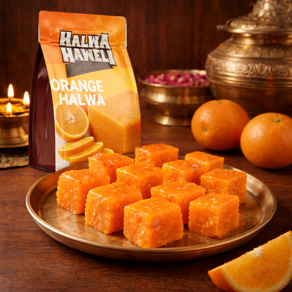 Halwa Haweli Rice Halwa & Orange Halwa Combo – Authentic, Indian Halwa