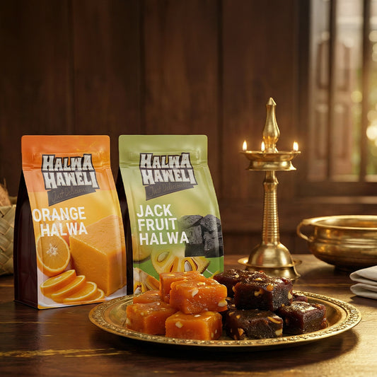 Halwa Haweli Jackfruit Halwa & Orange Halwa Combo – Authentic, Indian Halwa