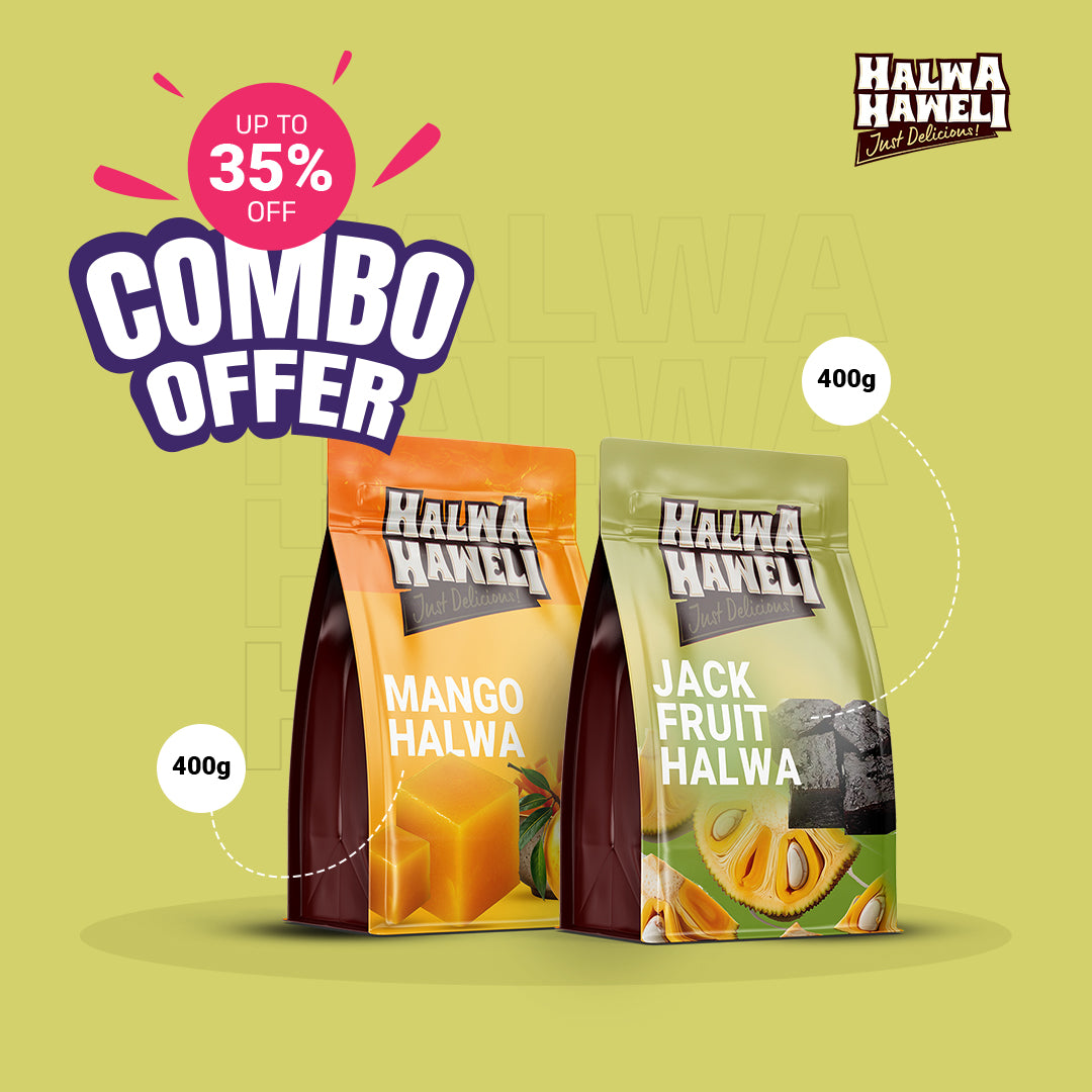 Traditional Halwa Combo – Mango & Jackfruit (400g Each)