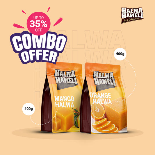 Fruit Halwa Combo – Mango & Orange (400g Each)