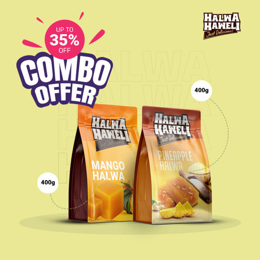 Fruit Halwa Combo – Mango & Pineapple (400g Each)