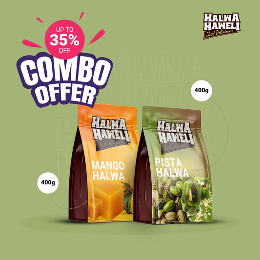 Premium Halwa Combo – Mango & Pista (400g Each)
