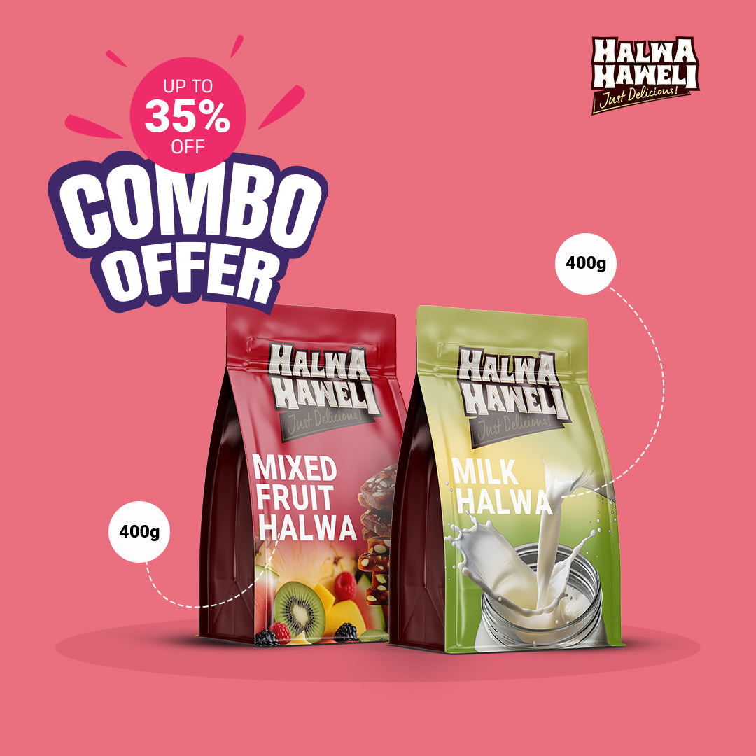 Delightful Halwa Combo – Mixed Fruit & Milk (400g Each)