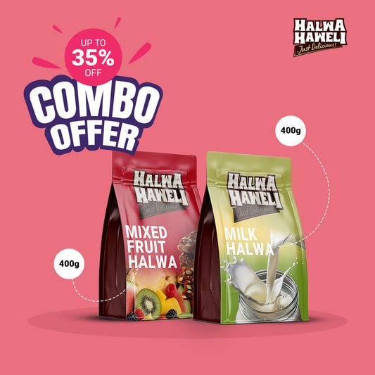 Delightful Halwa Combo – Mixed Fruit & Milk (400g Each)