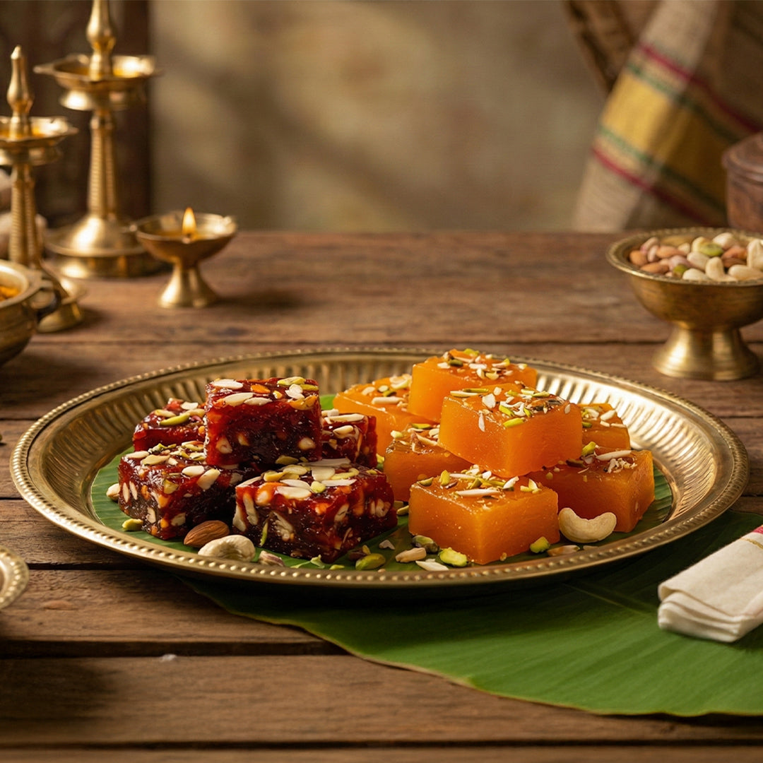 Halwa Haweli Mixed Fruit Halwa & Orange Halwa Combo – Authentic, Indian Halwa