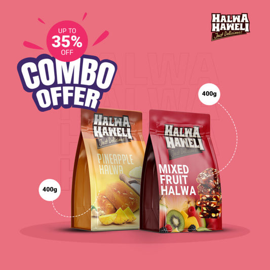 Fruit Halwa Combo – Pineapple & Mixed Fruit (400g Each)