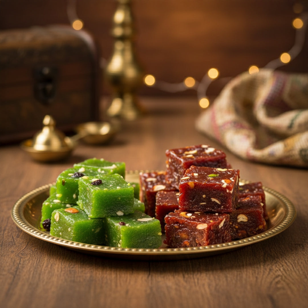 Halwa Haweli Pista Halwa & Mixed Fruit Halwa Combo – Authentic, Indian Halwa