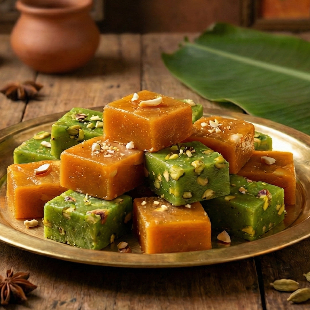 Halwa Haweli Pista Halwa & Milk Halwa Combo – Authentic, Indian Halwa