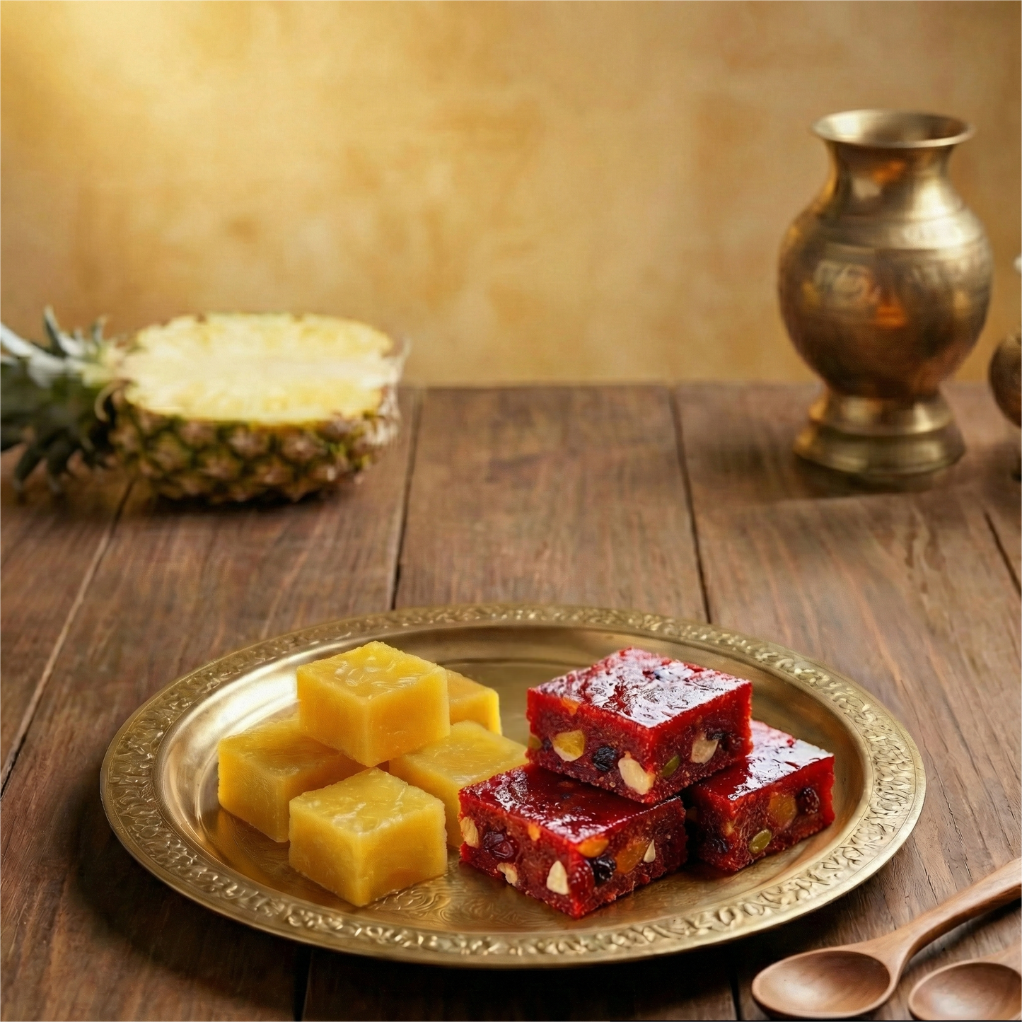 Fruit Halwa Combo – Pineapple & Mixed Fruit (400g Each)