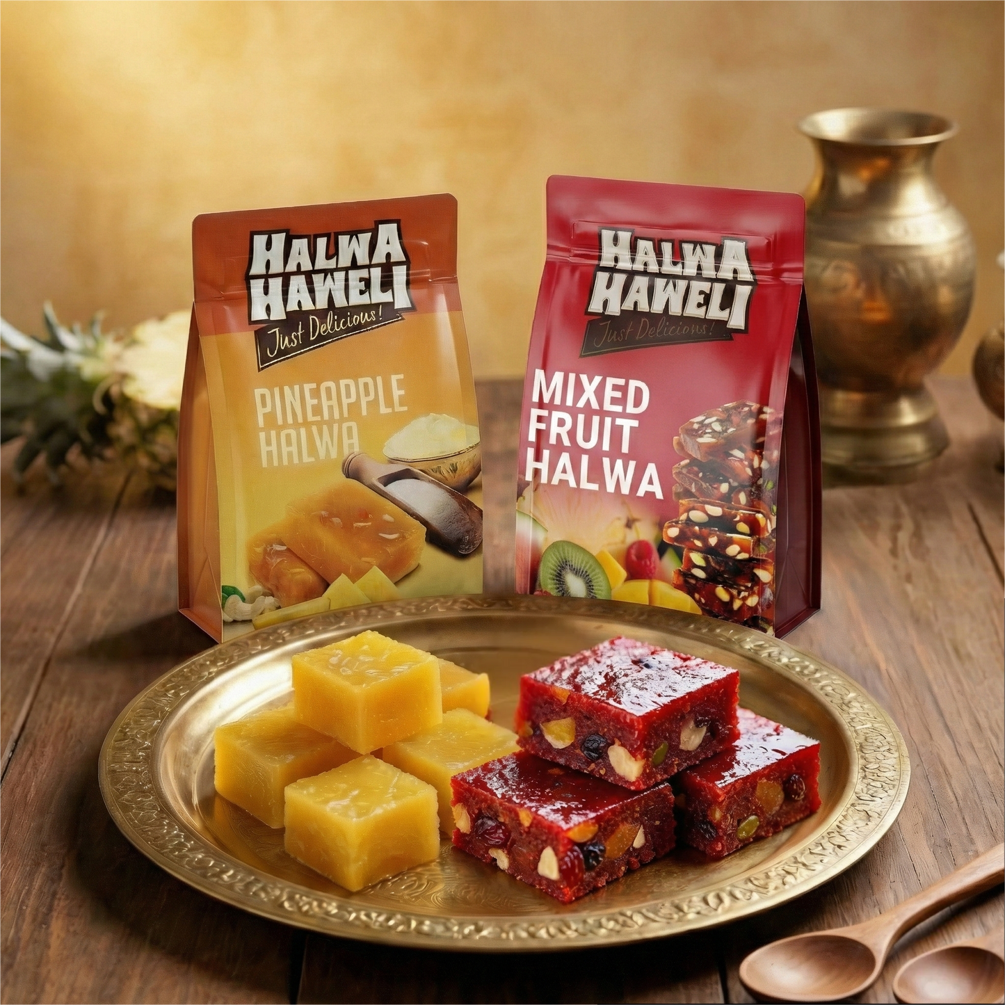 Fruit Halwa Combo – Pineapple & Mixed Fruit (400g Each)