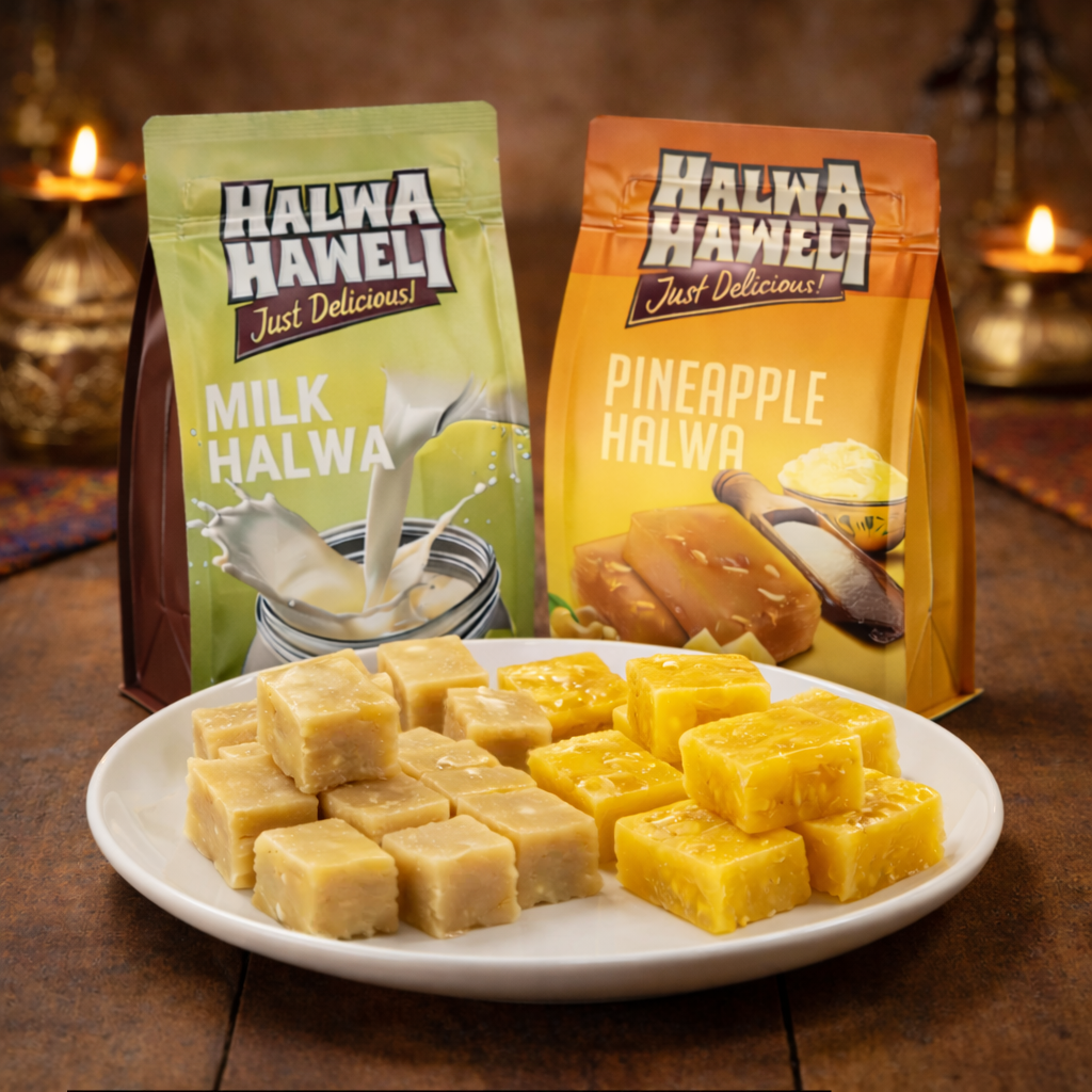 Halwa Haweli Pineapple Halwa & Milk Halwa Combo – Authentic, Indian Halwa